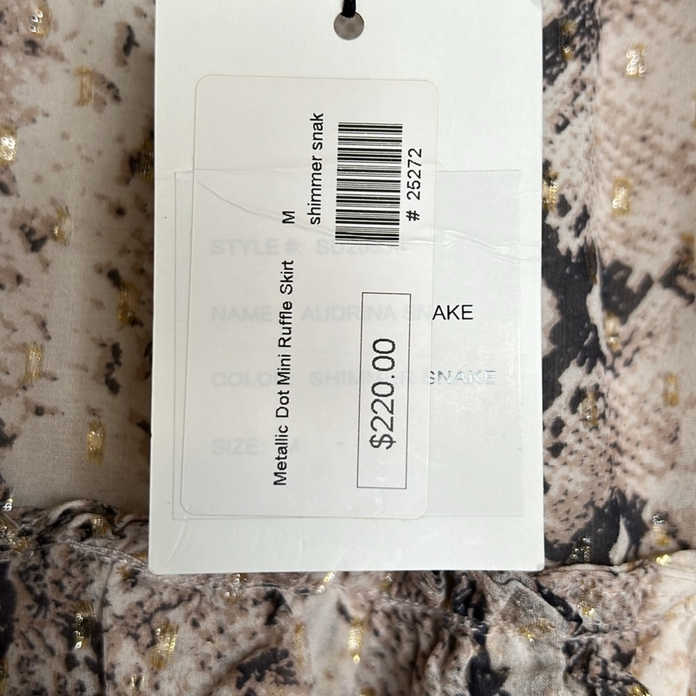 Generation‎ Love NWT Audrina Python Mini Skirt - … - image 3